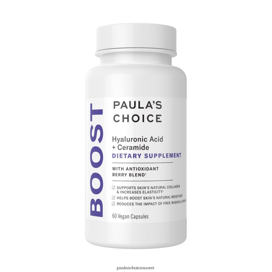 Paula's Choice 60 vegaanista kapselia hyaluronihappo + keramidi-ravintolisä 4FL4PT137