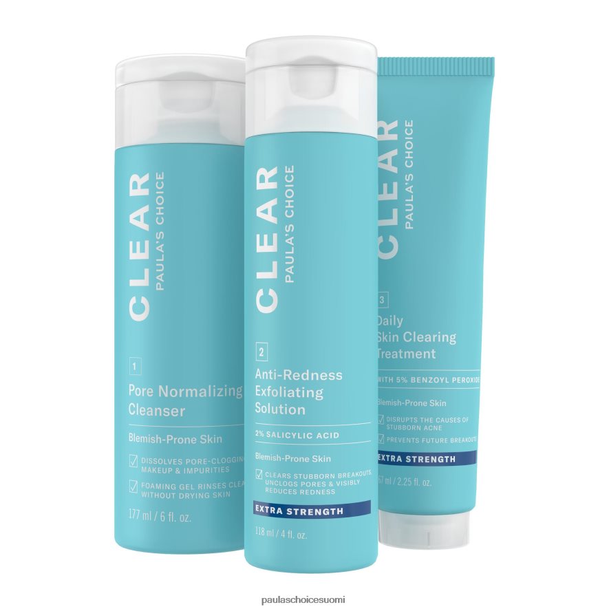 Paula's Choice 3-vaiheinen rutiini lisävoimapakkaus 4FL4PT8