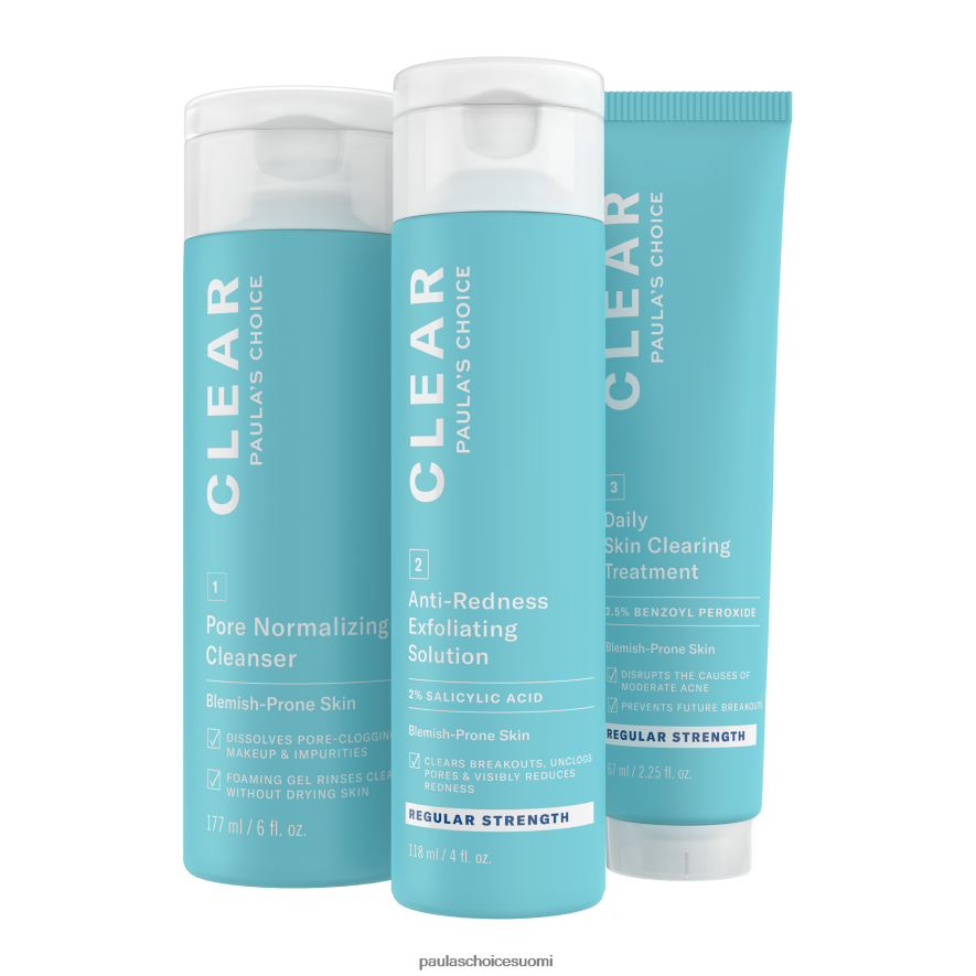 Paula's Choice 3-vaiheinen rutiini tavallinen vahvuussarja 4FL4PT13