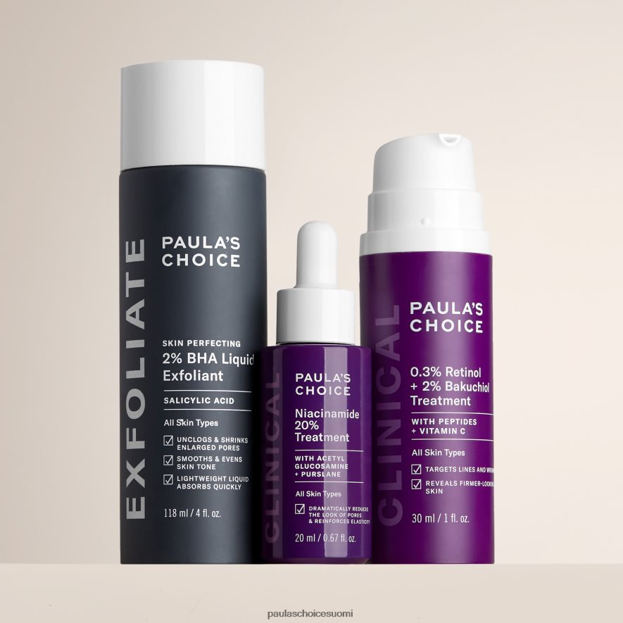 Paula's Choice kaikki ihotyypit Edistyksellinen huokosten parantava sarja 4FL4PT10