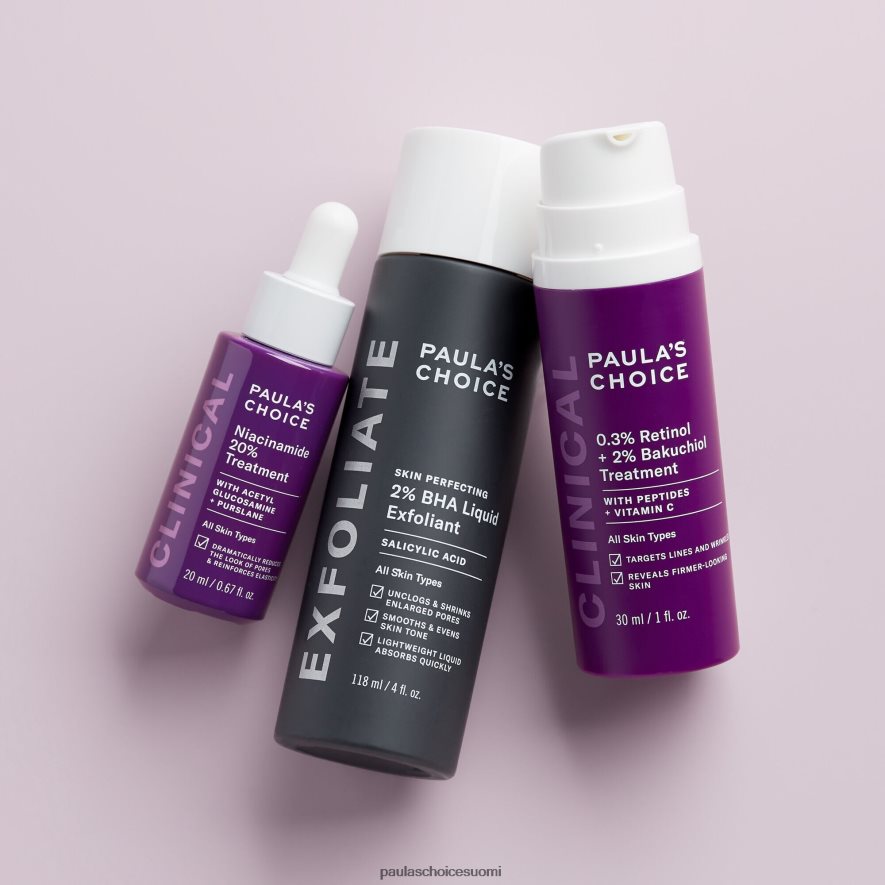 Paula's Choice kaikki ihotyypit Edistyksellinen huokosten parantava sarja 4FL4PT10