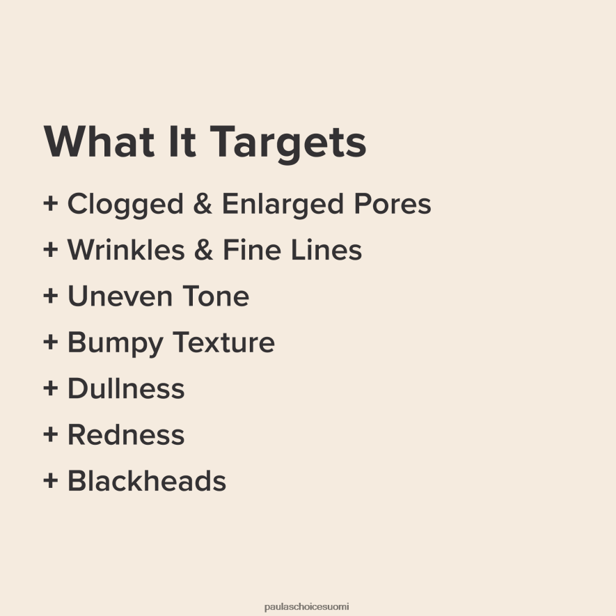 Paula's Choice kaikki ihotyypit bha kasvoille ja vartalolle 4FL4PT15